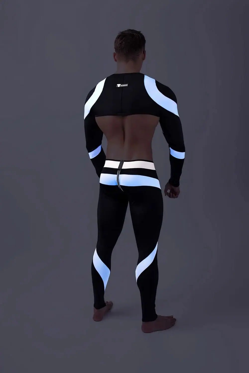 Youngero. Crop Top. Long Sleeves. White - Maskulo - MTP159-Y1 - Maskulo EU Global Online Store