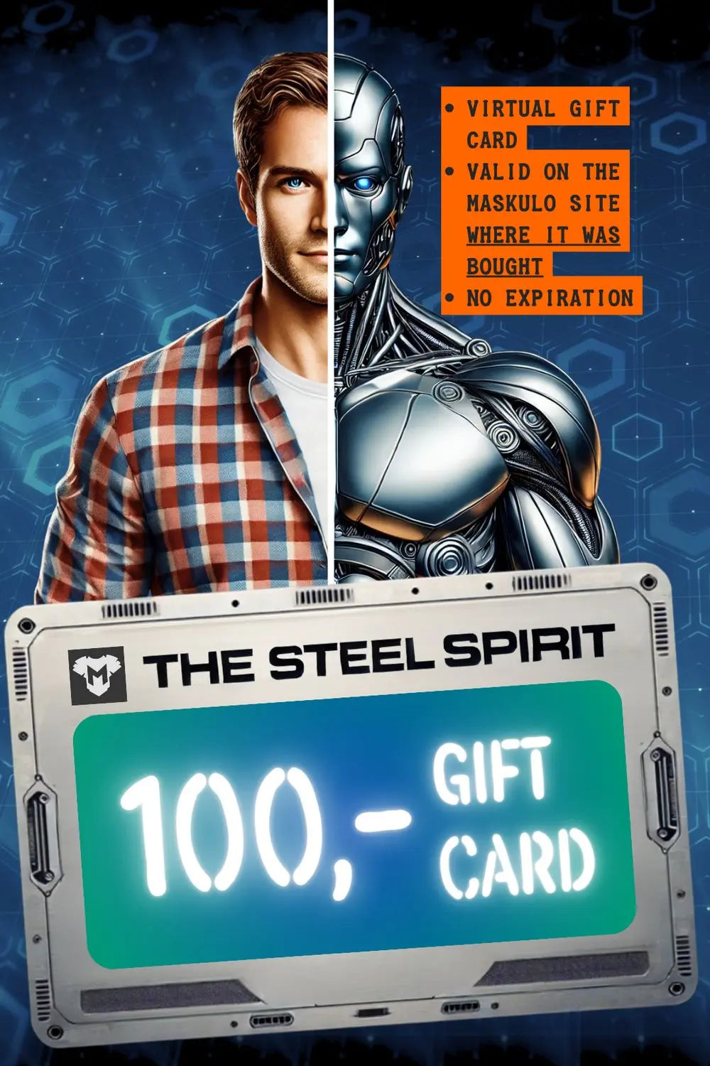 Maskulo Gift Card "The Steel Spirit"