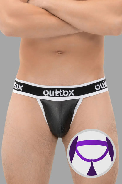 Outtox. Jock with Snap Codpiece. Black and White