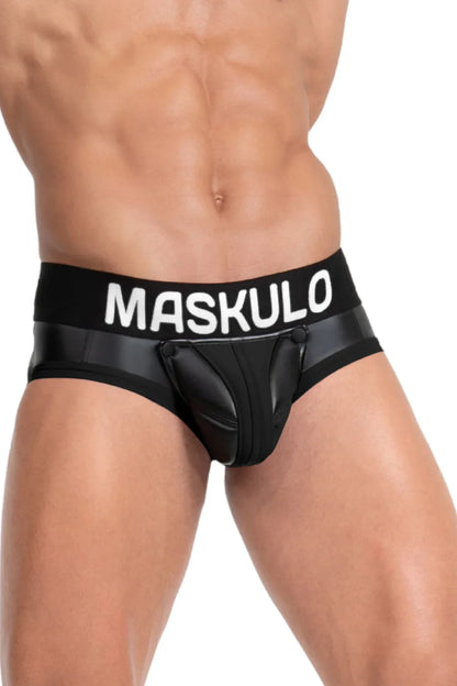 Briefs with Pads. Black