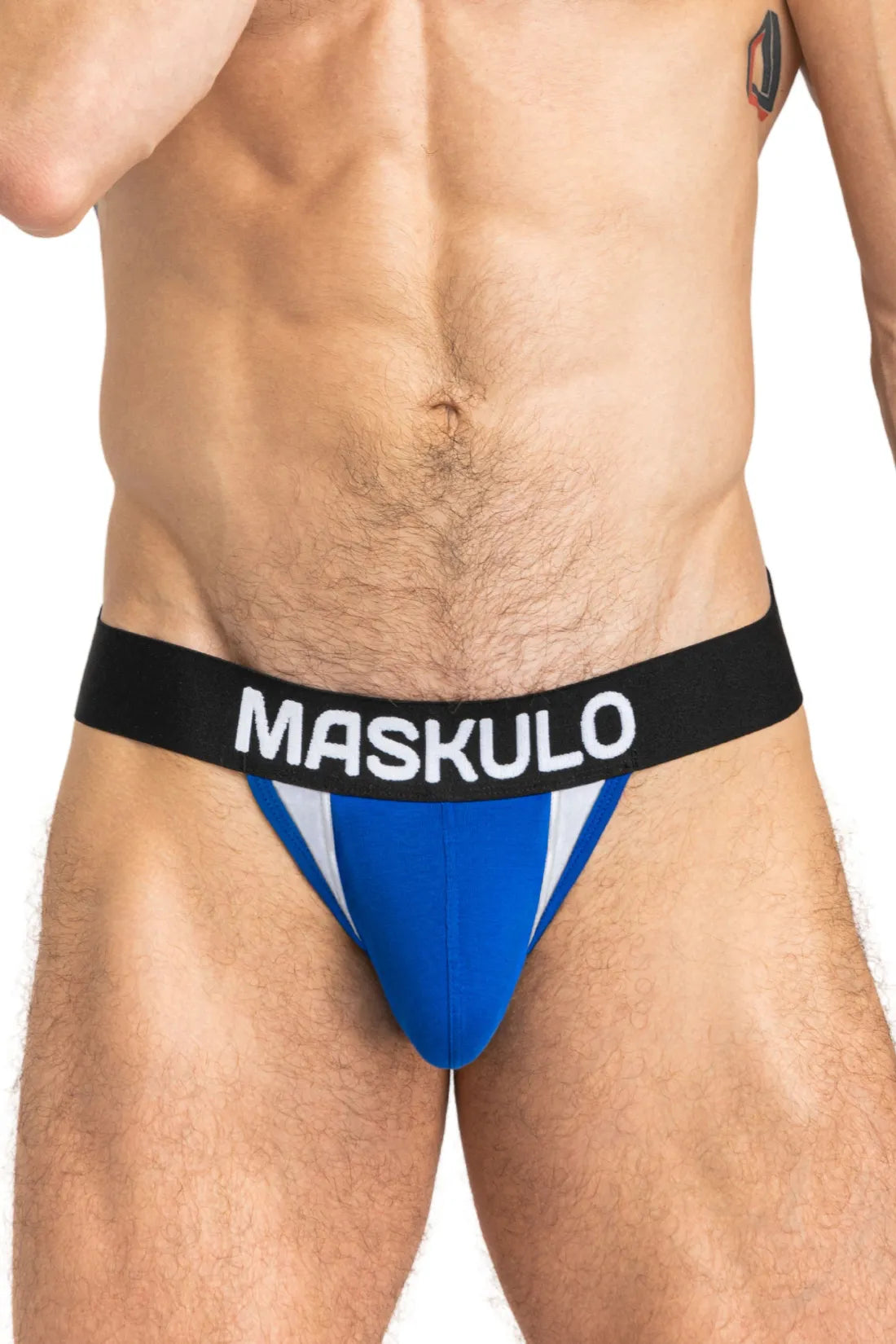 Captain-A Jock O-INSIDE-POUCH. Blue and Black