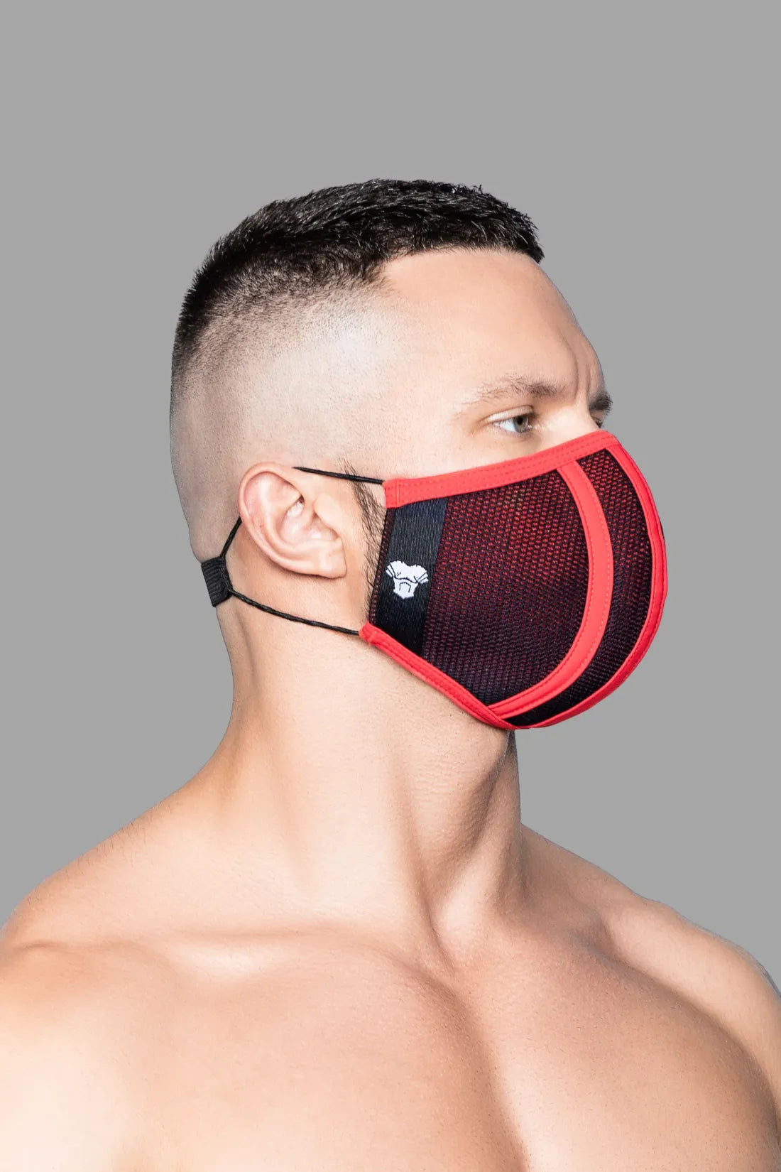 Maskulo de vida 3D. Negro+Rojo