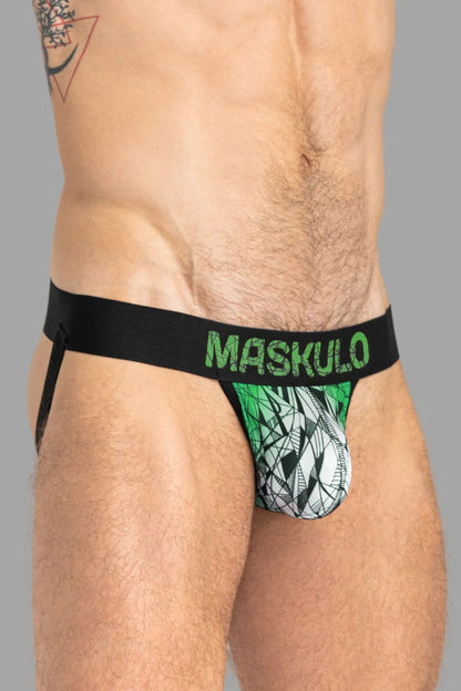 ARMOR Jock con efecto ART-X. Negro+Verde