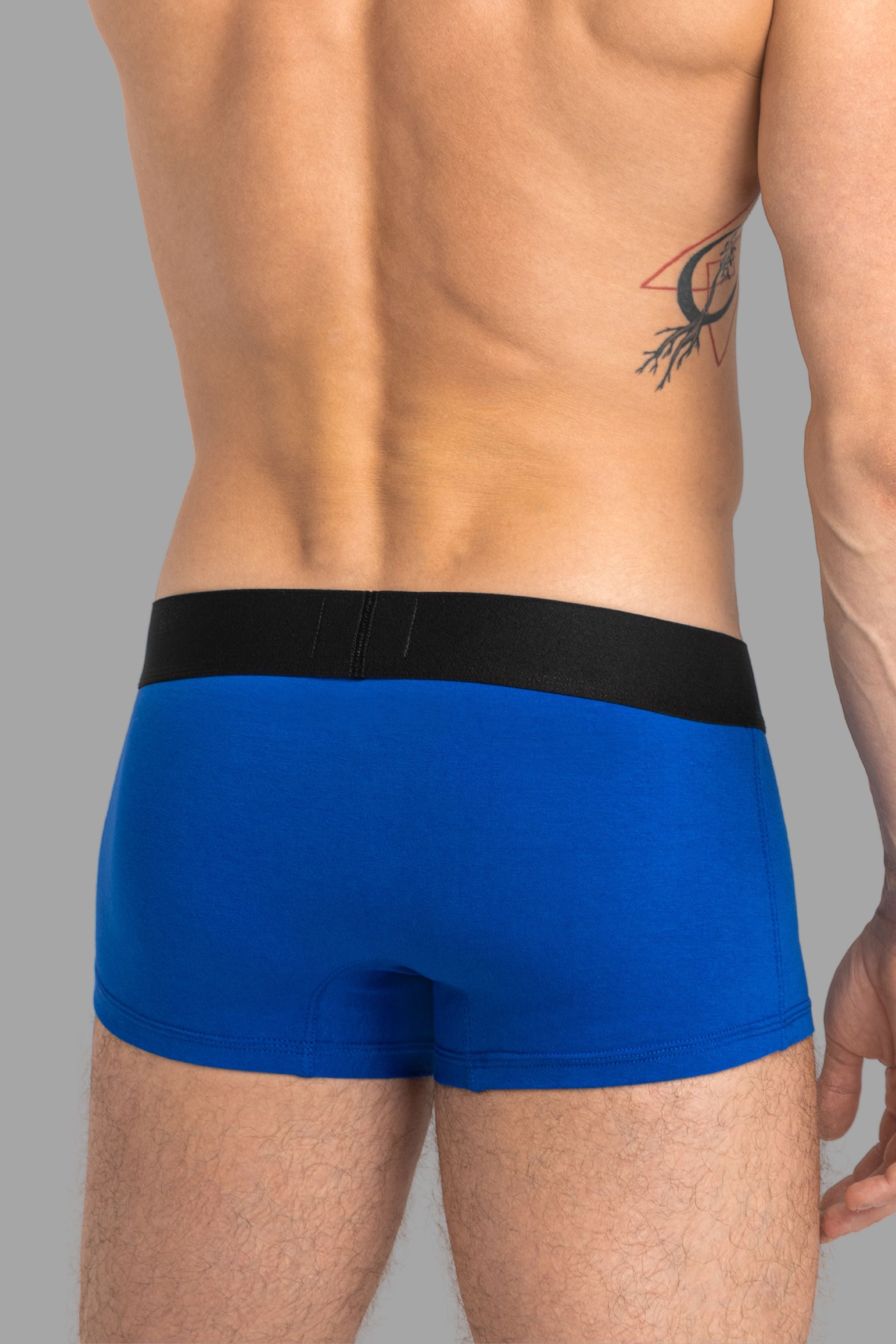 CAPTAIN-A Trunk Shorts with O-Inside-POUCH. Blue &
