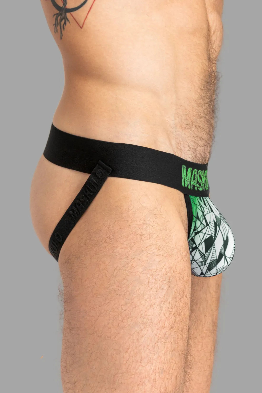 ARMOR Jock con efecto ART-X. Negro+Verde