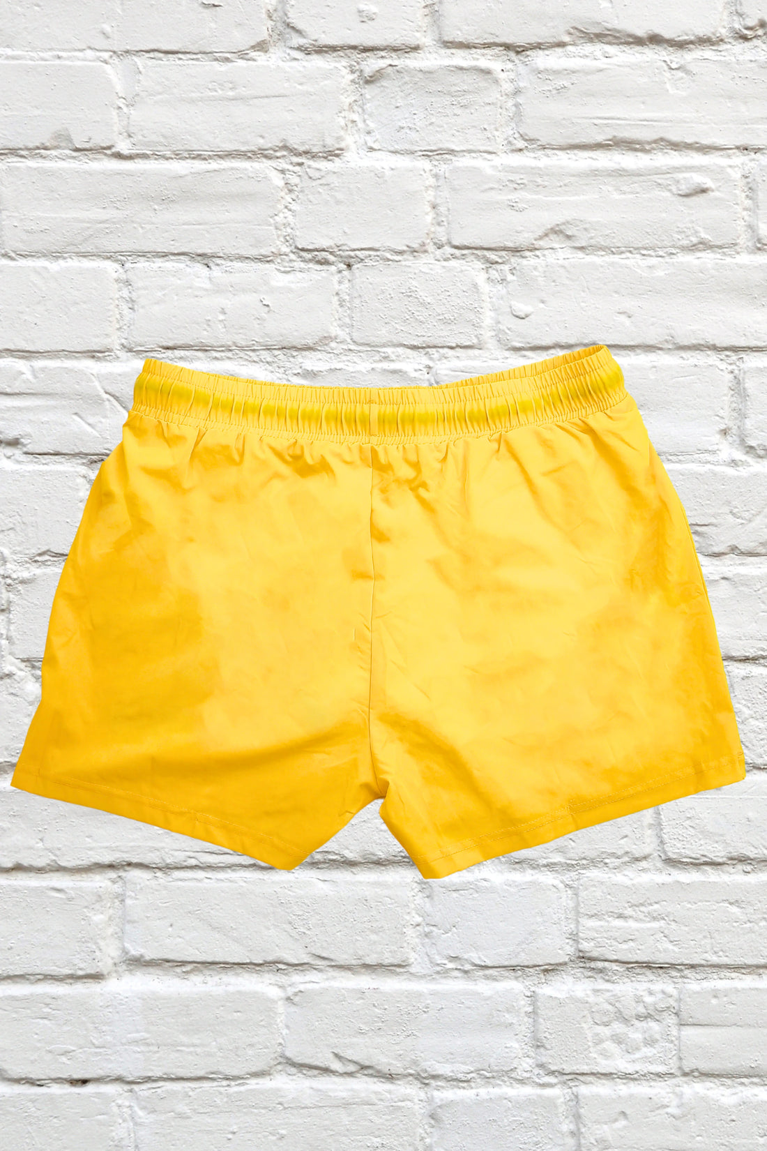 Jedd Synther Soft Shorts with Zip Pockets. Yellow Lemon