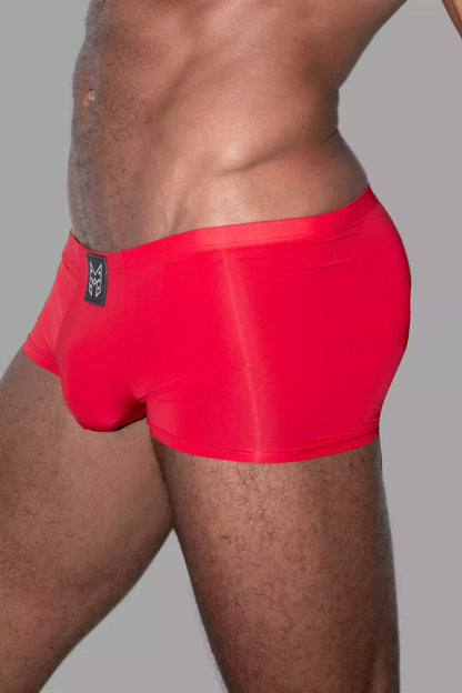 Ryan Ironsilk Strakke Trunks. Rood