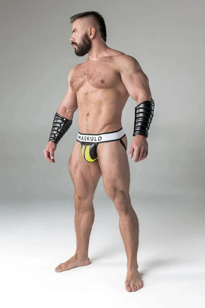 Armored. Jockstrap with detachable codpiece - Maskulo - MJS169-Y1 - Maskulo EU Global Online Store