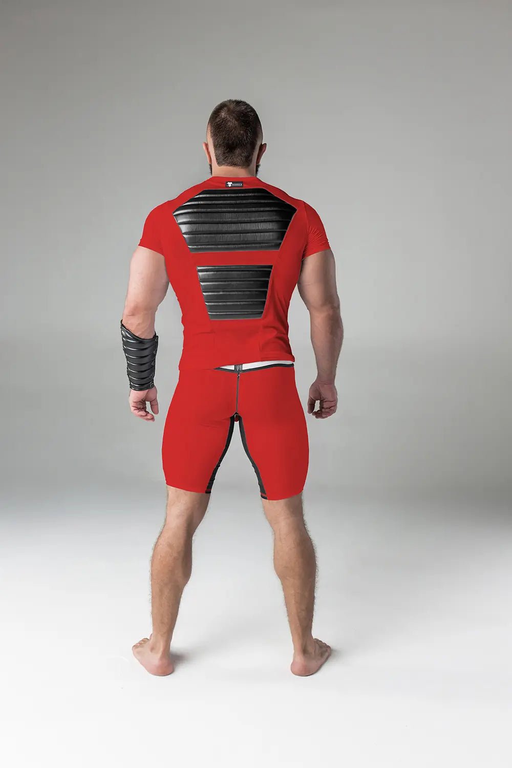 Armored. T-Shirt. Front Pads. Red - Maskulo - MTS116-Y1 - Maskulo EU Global Online Store