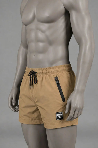 Jedd Synther Shorts. Beige Khaki - Maskulo - MSH269-Y1- Maskulo EU Global Online Store
