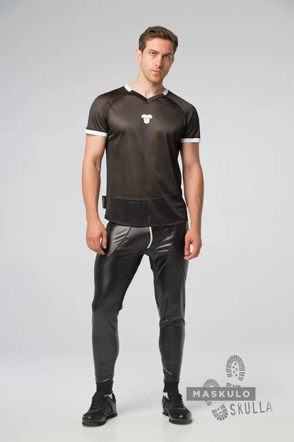 Skulla. Mesh T-Shirt. White - Maskulo - MTS114-Y1 - Maskulo EU Global Online Store