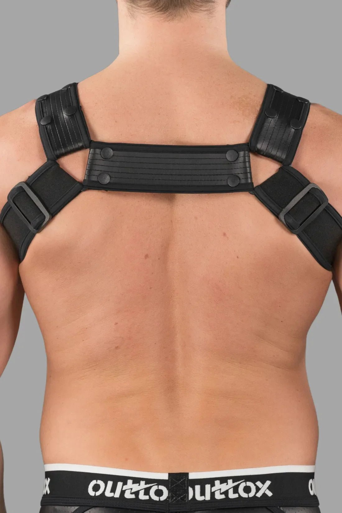 Outtox by Maskulo. Body Harness with Snaps. Black - Outtox - XHR120 - Y1 - Maskulo Global (EU) Store