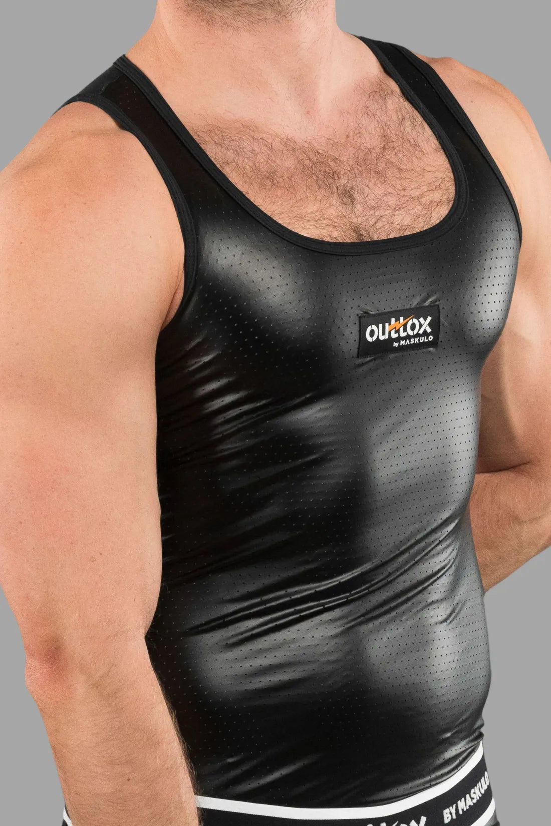 Outtox by Maskulo. Tank top. Black - Outtox - XTP105 - Y1 - Maskulo Global (EU) Store