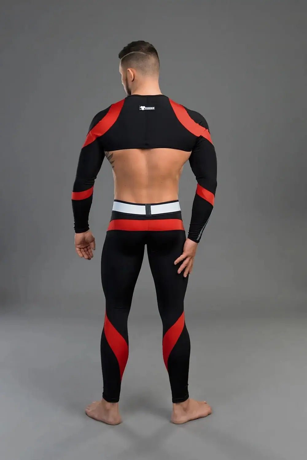Youngero. Crop Top. Long Sleeves. Red - Maskulo - MTP153-Y1 - Maskulo EU Global Online Store