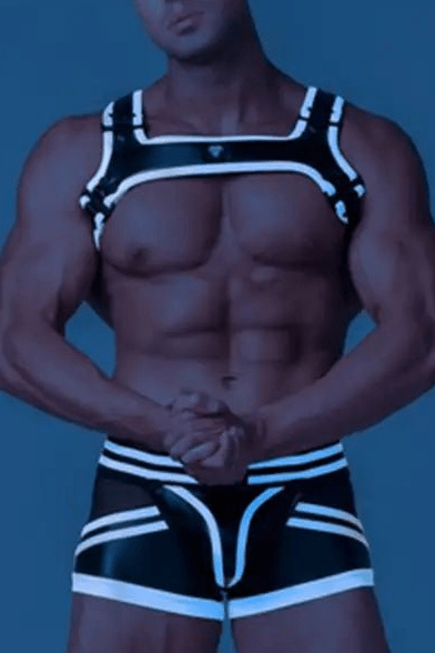 Youngero Generation Y. Bulldog Harness. White Neon - Maskulo - MHR160-Y1 - Maskulo EU Global Online Store