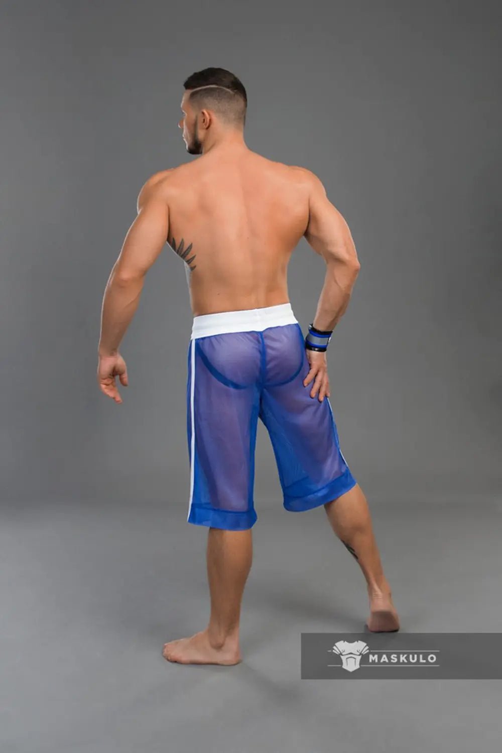 Youngero. Knee - Length Shorts. Regular Rear. Blue Royal - Maskulo - MSH226-Y1 - Maskulo EU Global Online Store