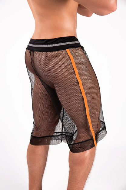 Youngero. Knee - Length Shorts. Regular Rear. Orange Neon - Maskulo - MSH223-Y1 - Maskulo EU Global Online Store
